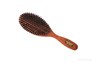 drevená kefa na vlasy vlasov dlhé husté diviačími štetinami hrušková diviačie štetiny vlasy vlasov česanie čistenie rozčesávanie drevo