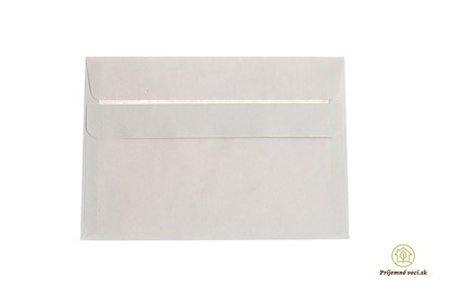 obalka z recyklovaneho papiera obálky obálok sivý papier samolepiace