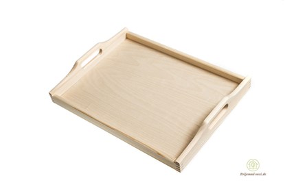 Drevený podnos veľký montessori aktivity