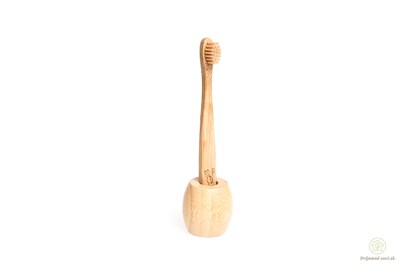 Bambusový stojan na zubnú kefku - malý