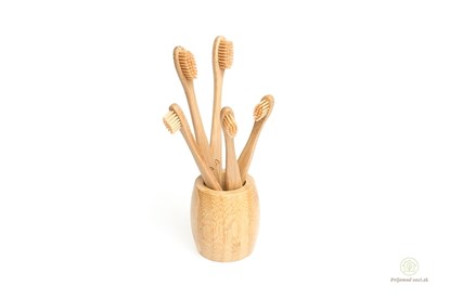 Obrázok pre výrobcu Bambusový stojan na zubnú kefku - veľký 