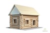 Walachia Vario - drevená stavebnica - domček (72ks)