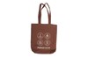 praktická pevná taška kapsa nákup cez plece príjemná plátená nákupná bavlna 