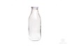 sklenená fľaša na mlieko