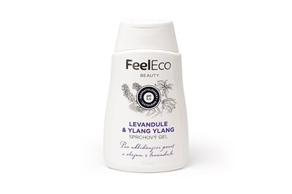 feel eco sprchový gel hydratuje vonia ylang levandula