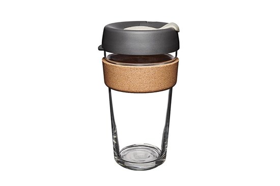 keepcup horuca napoj kava caj so sebou sklo korok skleneny pohar korkovy uchyt 