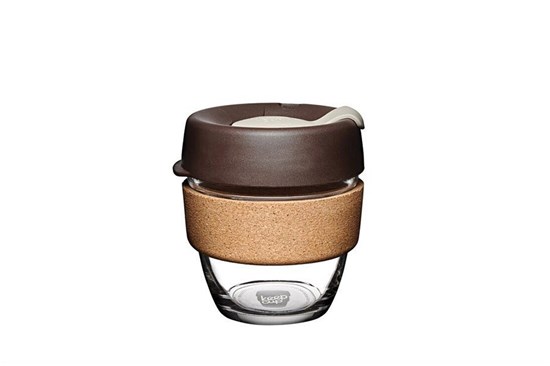 keepcup horuca napoj kava caj so sebou sklo korok skleneny pohar korkovy uchyt 