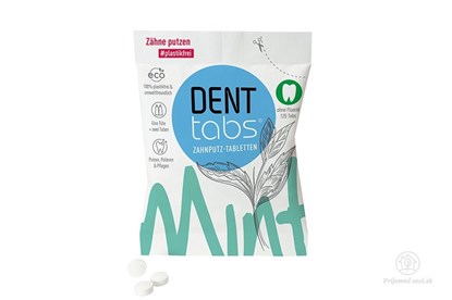 Dentálne tablety Denttabs - bez fluoridu