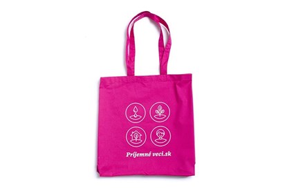 praktická pevná taška kapsa nákup cez plece príjemná plátená nákupná bavlna 