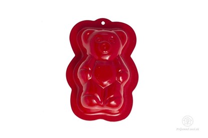 Obrázok pre výrobcu Kovová formička do piesku - červený medveď