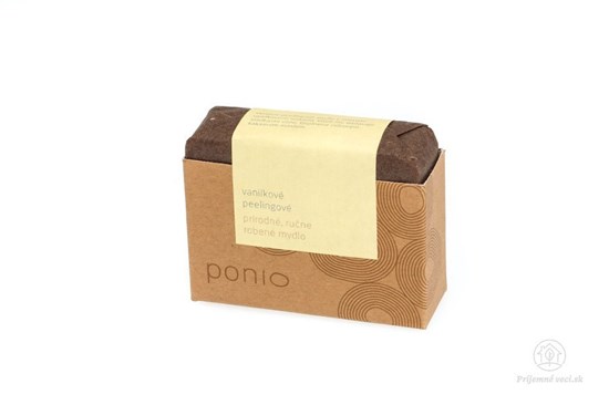 Mydlo Ponio - vanilkové peelingové