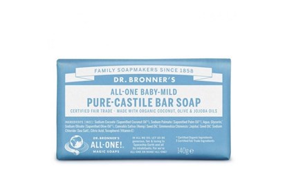 Dr. Bronner´s kastilske mydlo prírodne bez vône vôňa detská pokožka citlivá koža umývanie telo vlasy tvár univerzálne tuhé