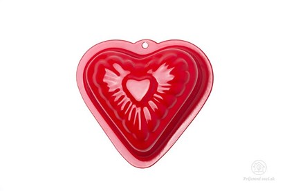 Obrázok pre výrobcu Kovová formička do piesku - červené srdce