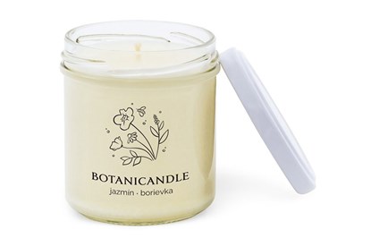 Obrázok pre výrobcu Sójová sviečka Botanicandle - malá - jazmín, borievka