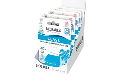 Čistiaci prostriedok Biobaula - tableta 3ks - sklo