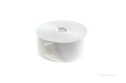 lepiaca páska veľká biela recyklovateľná papierova papier skrob lepidlo lepiaca