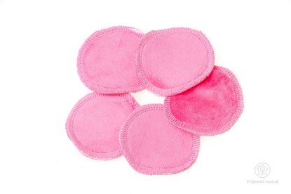 Obrázok pre výrobcu Látkové odličovacie tampóny - ružové - 5ks