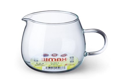 Obrázok pre výrobcu Sklenená nádobka na mlieko Simax - 250ml