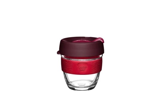 keepcup horuca napoj kava caj so sebou sklo korok skleneny pohar silikonovy uchyt silikon