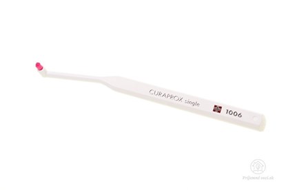 Obrázok pre výrobcu Jednozväzková zubná kefka Curaprox Single - biela