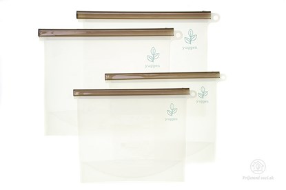 Set silikónových uzatvárateľných vreciek - 4ks