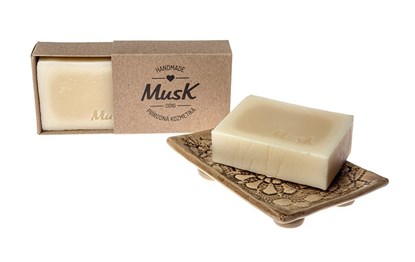 Obrázok pre výrobcu Mydlo Musk - základné s bambuckým maslom (NEŽNÝ DOTYK)