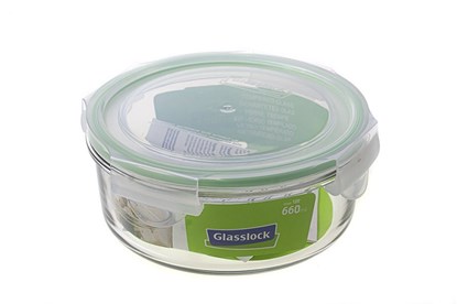 Obrázok pre výrobcu Sklenená okrúhla dóza Glasslock - 660ml