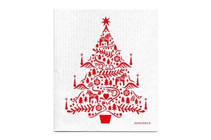 Obrázok pre výrobcu Hubka - vianočný stromček červený