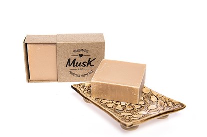 Obrázok pre výrobcu Mydlo Musk s morskou soľou - levanduľa (SOĽNÝ KVET)
