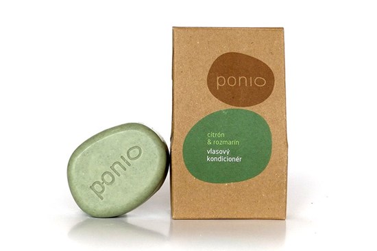 Tuhý kondicionér Ponio - citrón a rozmarín - 50g