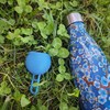 Termo fľaša Qwetch - 500ml - modré kvietky