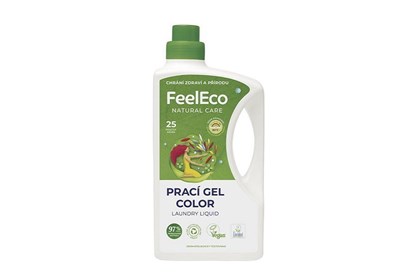 Ekologický prostriedok na pranie tekutý prací gél feel eco bielizeň prádlo farebné nízka teplota perie výborne kvalitný color