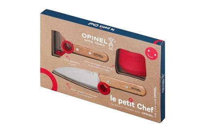 Obrázok pre výrobcu Opinel - Le Petit Chef - červený set