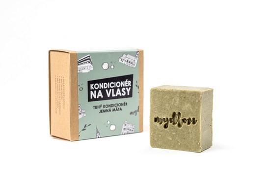 Tuhý kondicionér Mydlove - jemná mäta - 50g
