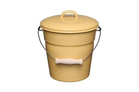 Smaltované univerzálne vedierko - 3,5 l - žlté