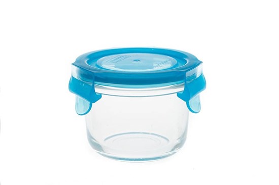 Sklenená okrúhla dóza Glasslock - 165ml - mini