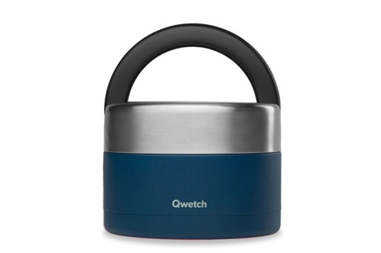 Okrúhly nerezový termo obedár Qwetch - 650 ml