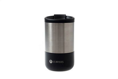 Obrázok pre výrobcu Nerezový termo hrnček Les Artistes - 350ml - strieborno-čierny