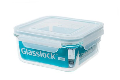 Obrázok pre výrobcu Sklenená štvorcová dóza Glasslock - 1200ml