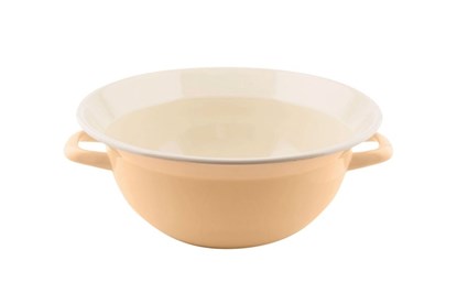 Obrázok pre výrobcu Smaltovaná misa s uchami - 28cm - žltá