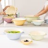 Smaltovaná misa s uchami - 28cm - žltá