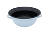 Smaltovaná misa s uchami - 28cm - žltá