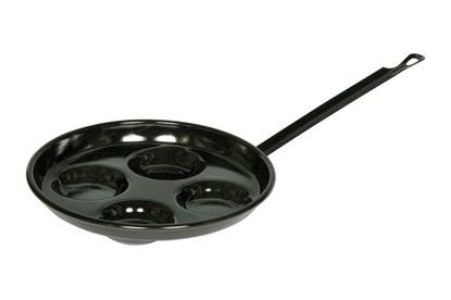 Obrázok pre výrobcu Smaltovaná panvica na volské oko - 26cm - čierna