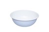 Smaltovaná miska - 18cm - biela