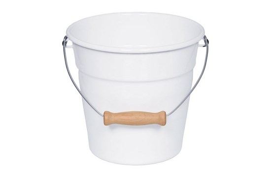 Smaltované vedierko - 1,8l - biele