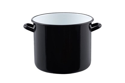 Obrázok pre výrobcu Smaltovaný hrniec vysoký - 12l - čierny