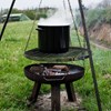 Smaltovaný hrniec vysoký - 12l - čierny