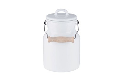 Obrázok pre výrobcu Smaltovaná kanvica na mlieko - 1,5l - biela