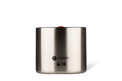 Obrázok pre výrobcu Okrúhly nerezový termo obedár Les Artistes - 700ml - strieborný