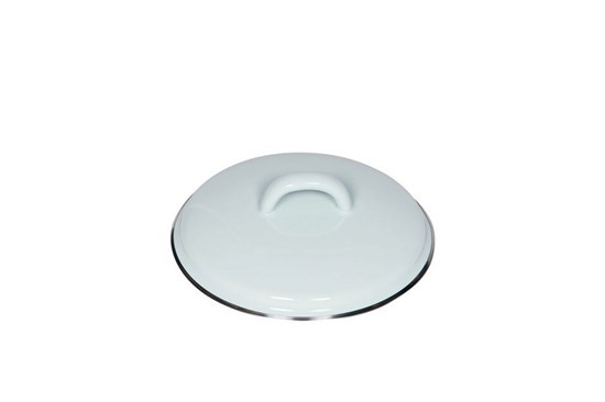 Smaltovaná pokrievka - 14 cm - tyrkysová